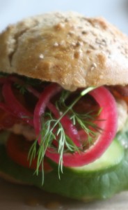 lækker kylling burger