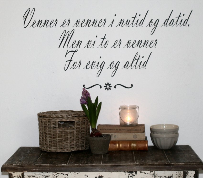 Venner er venner i nutid og datid Venner er venner i nutid og datid