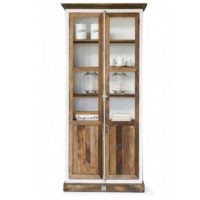Vitrineskab - Driftwood Glass Cabinet BESTILLINGSVARER
