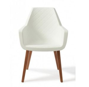 Spisebordsstol - Amsterdam City Dining Armchair, pure white BESTILLINGSVARER