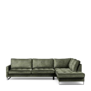 Sofa – West Houston Corner Sofa Chaise Longue Right, velvet BESTILLINGSVARER