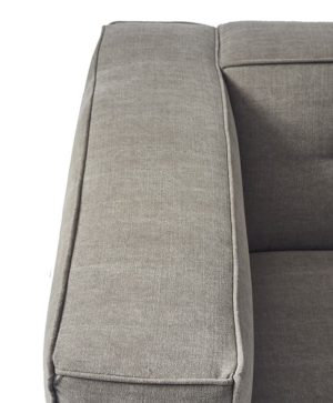 Sofa - Hampton Heights Sofa 3,5 seater, washed cotton, grey BESTILLINGSVARER