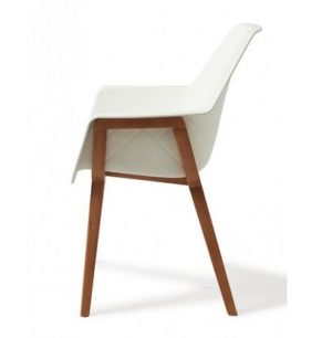 Spisebordsstol - Amsterdam City Dining Armchair, pure white BESTILLINGSVARER