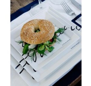 Tallerken - Buon Appetito Square Plate 22 x 22 cm 12 STK. BESTILLINGSVARER