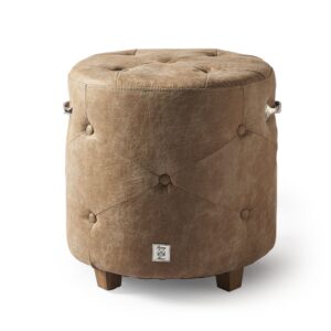 Siddepuf - Bowery Footstool Pellini Camel BESTILLINGSVARER