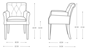 Spisebordsstol - La Scala Dining Armchair, pellini, BESTILLINGSVARER