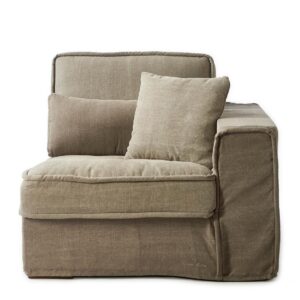 Modulsofa - Metropolis Corner Arm Left, washed cotton BESTILLINGSVARER