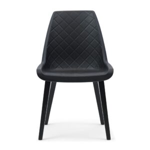 Spisebordsstol - Amsterdam City Dining Chair Black Leg, black - Bestillingsvarer