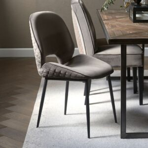 Spisebordsstol - Mr. Beekman Dining Chair, velvet III, anthracite BESTILLINGSVARER