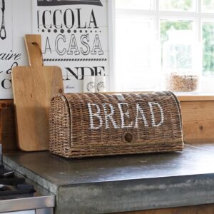 Brødbox - Rustic Rattan Bread Box