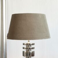 Lampeskærm - Lovely Rib Velvet Lampshade grey 35x45 2 STK