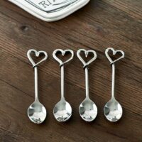 4 stk. skeer i gaveæske - With Love.. Spoons 4pcs