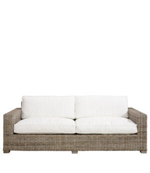 Artwood -  Hudson Rattan sofa, 3 pers. Inkl. hynder BESTILLINGSVARER