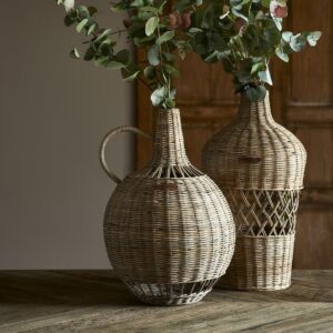 Rustic Rattan Water Bottle M