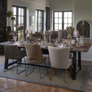Spisebordsstol - Louise Dining Chair, mouliné linen, fabulous flax BESTILLINGSVARER