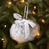 Julekugle - Fabulous Faux Fur Christmas Ornament Dia 10
