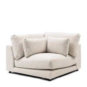 Modulsofa - Stephen Corner, rich tweed, antique white