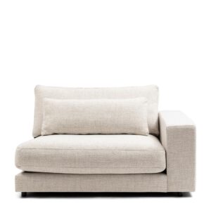 Modulsofa - Stephen Corner Arm Rich, rich tweed, antique white