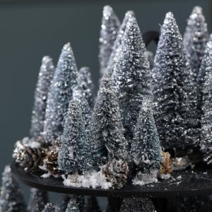 juletræsdekoration - Sparkling Forest Decoration Trees silver