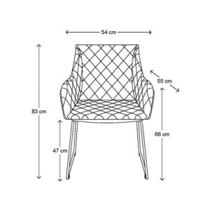Spisebordsstol - Frisco Drive Dining Armchair, pellini - Bestillingsvare