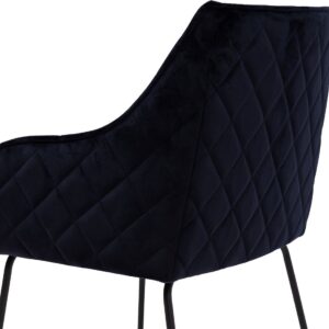 Spisebordsstol -  Frisco Drive Dining Armchair, velvet III, indigo - Bestillingsvare