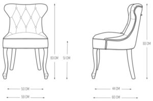 Spisebordsstol - George Dining Chair, pellini, espresso - Bestillingsvare