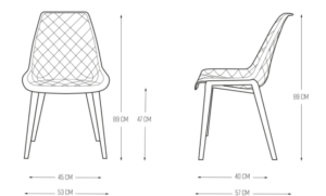 Spisebordsstol - Amsterdam City Dining Chair White - Bestillingsvare