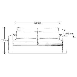 Sofa - Continental Sofa 2,5 Seater BESTILLINGSVARER