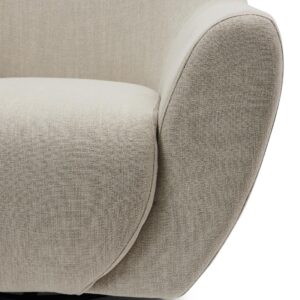 Lænestol - The Jill Swivel Chair, mouliné linen, fabulous flax BESTILLINGSVARER