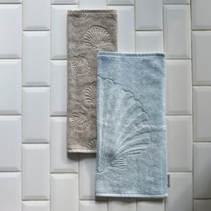 2 stk. køkkenhåndklæder - Shell Beach Kitchen Towel 2 pieces