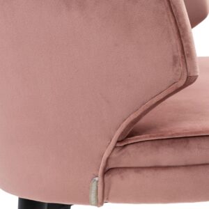 Spisebordsstol - Isola Di Capri Dining Armchair, velvet, rose stain - Bestillingsvare