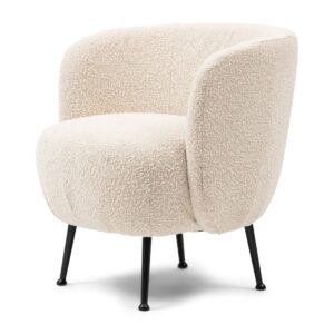 Lænestol - Corralillo Armchair, bouclé, white sand - Bestillingsvare