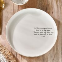 Tallerken - RM Sweet Poem Dinner Plate