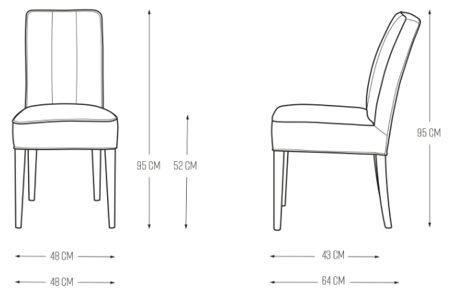 Spisebordsstol - The Jade Dining Chair, mouliné linen, fabulous flax - Bestillingsvare Spisebordsstol - The Jade Dining Chair, mouliné linen, fabulous flax - Bestillingsvare