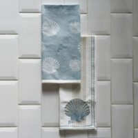 Køkken viskestykker - Shell Beach Tea Towel 2 pieces