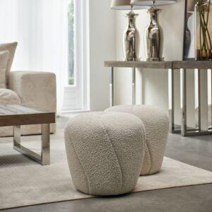 Puf - Perruche Stool Boucle WhiSand BESTILLINGSVARER