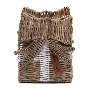 Lysestage - Votive Rustic Rattan Désir