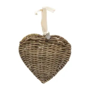 Rattan hjerte - Ornament Rustic Rattan Loving Heart