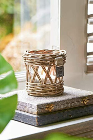 Lysestage - Rustic Rattan Votive