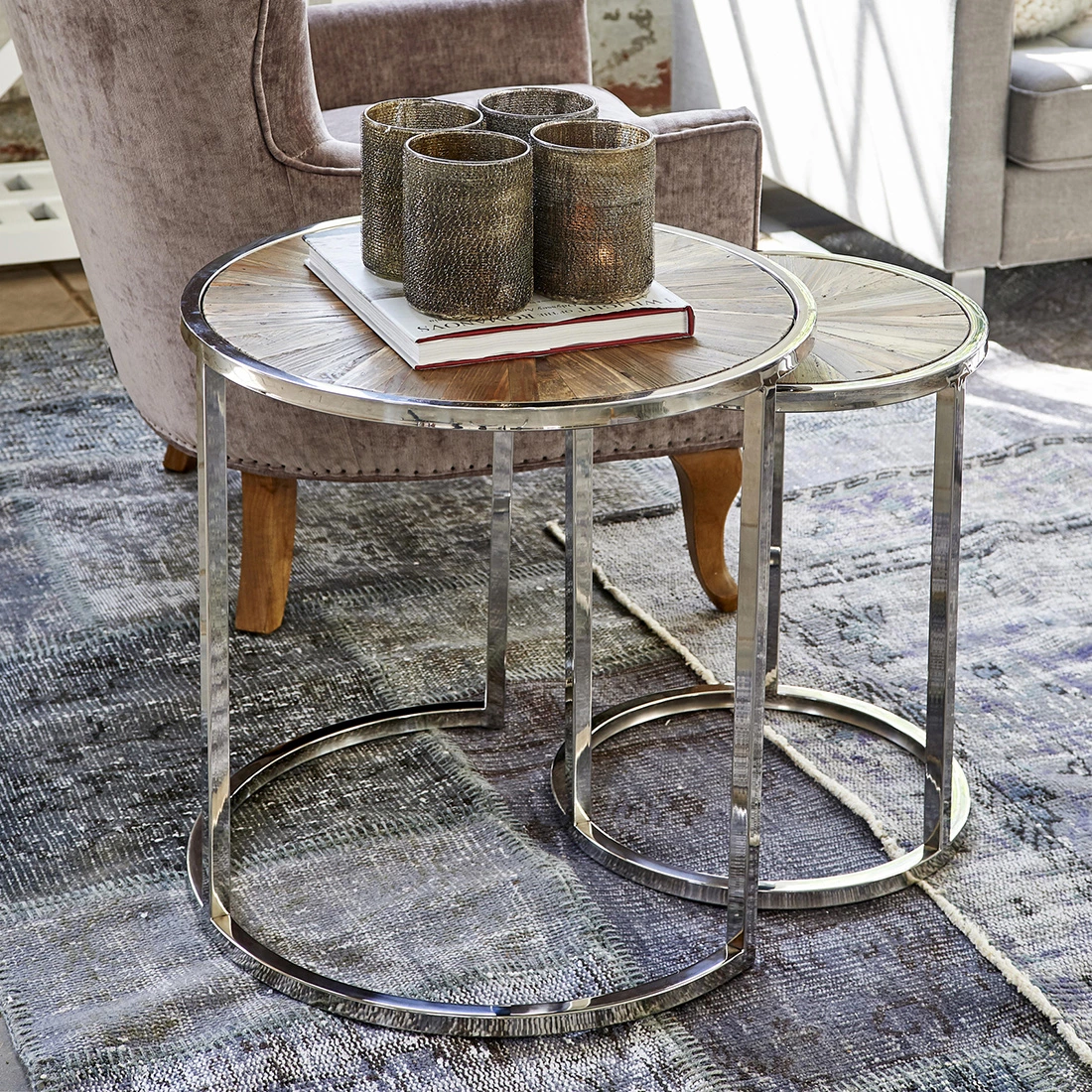 Sidebord sæt - End table Greenwich, Set of 2 BESTILLINGSVARER Sidebord sæt - End table Greenwich, Set of 2 BESTILLINGSVARER