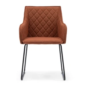 Spisestol - Dining chair with armrest Frisco Drive, Brown - BESTILLINGSVARER