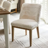 Spisestol - Whistler dining chair, Faux Fur BESTILLINGSVARER