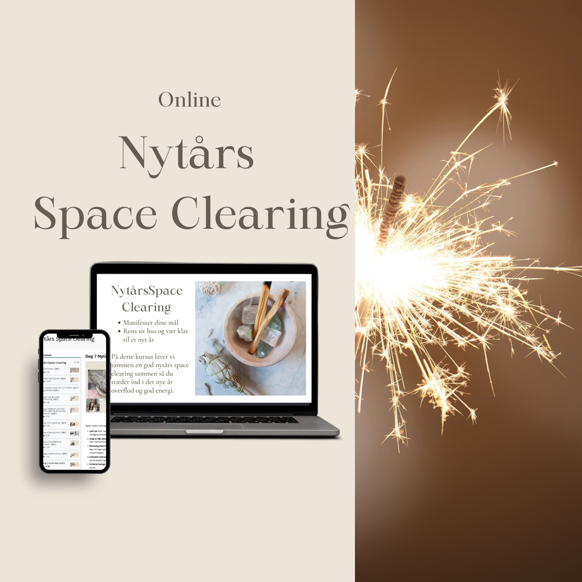 Online kursus - Nytårs Space Clearing Online kursus - Nytårs Space Clearing