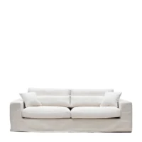 Sofa 3,5-personers Miles, Antique White