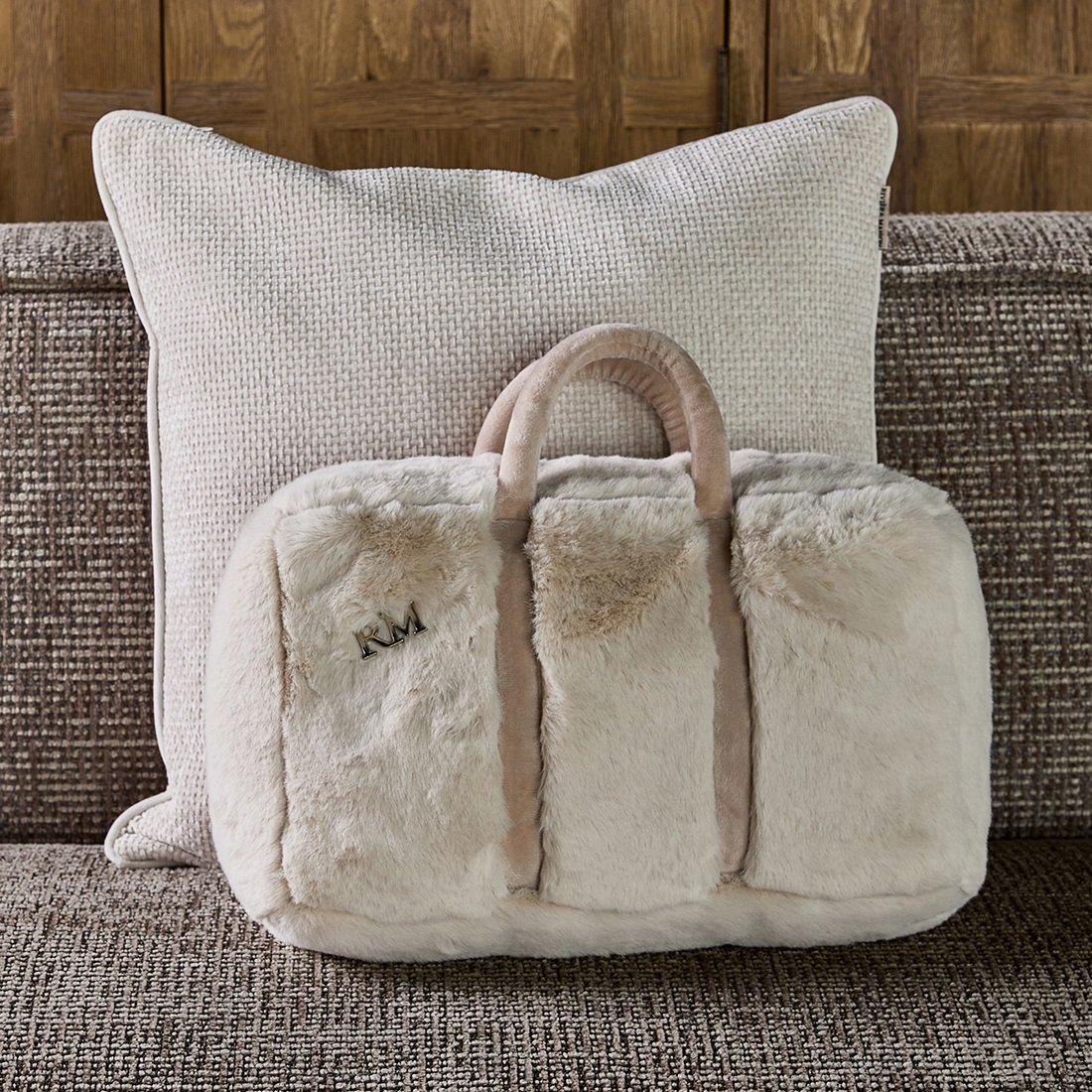 Taskepude - RM Handbag Faux Fur Box Pillow Taskepude - RM Handbag Faux Fur Box Pillow