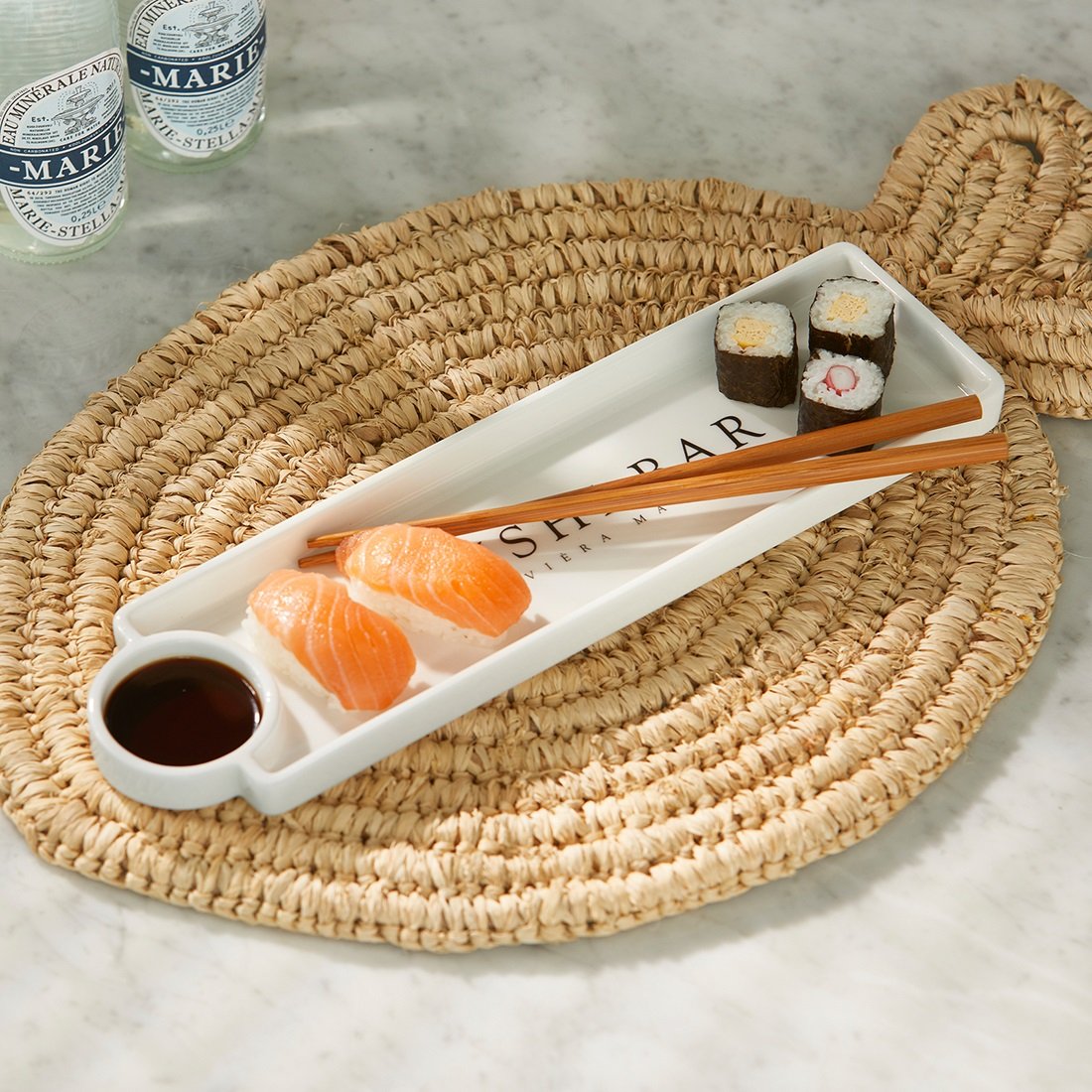 Sushi Plate - Sushi tallerken inkl pinde Sushi Plate - Sushi tallerken inkl pinde