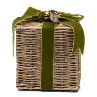 Rattan julepakke - Rustic Rattan Pretty Present Box S
