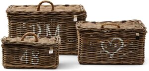 Rustic RattanClassic RM Basket Set of 3 BESTILLINGSVARER