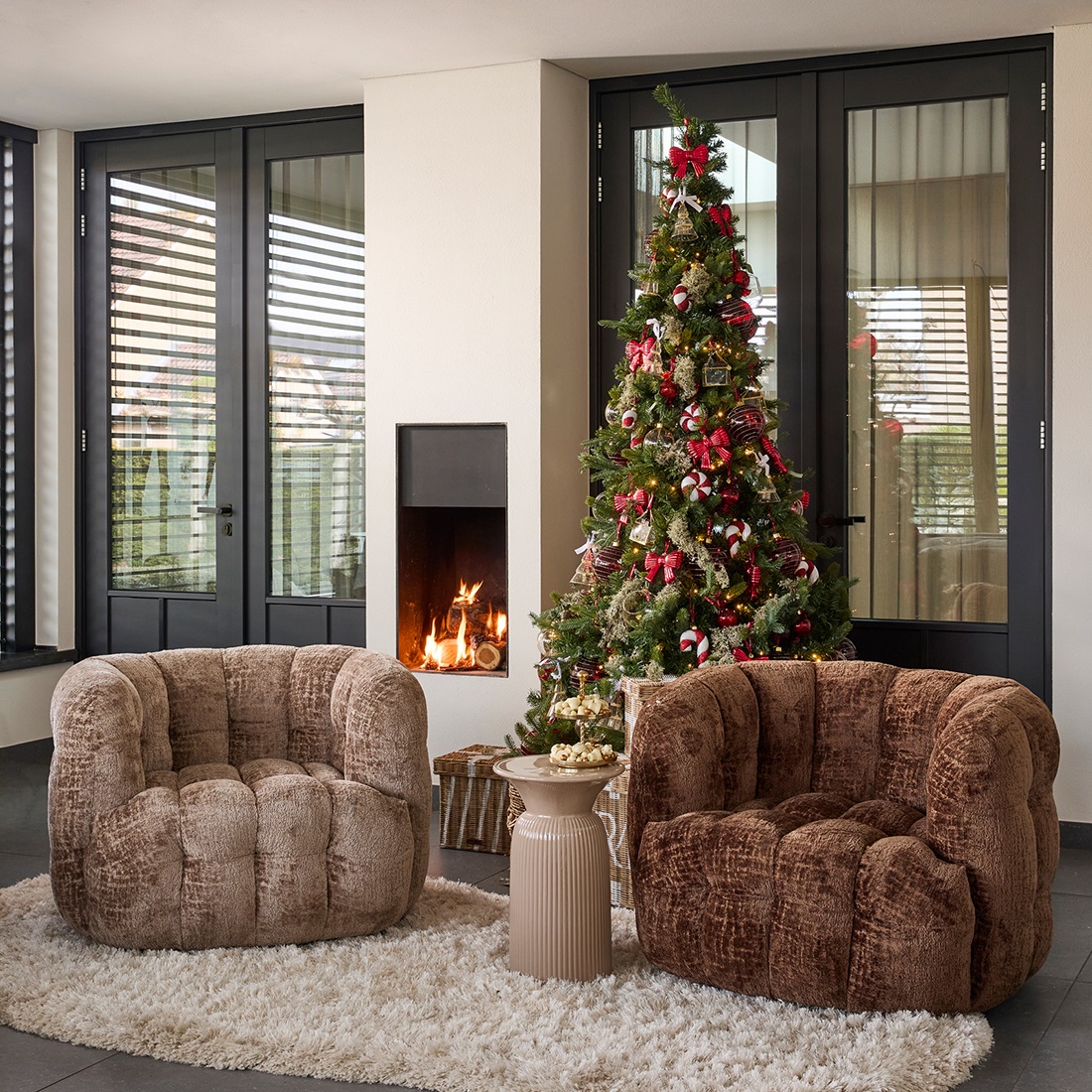 Lænestol Arosa Swivel Armchair Brown BESTILLINGSVARER Lænestol Arosa Swivel Armchair Brown BESTILLINGSVARER