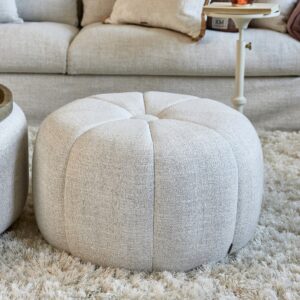 Puf - Falcone Stool Antique White BESTILLINGSVARER